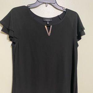 Black Lux II Medium Dress Shirt
